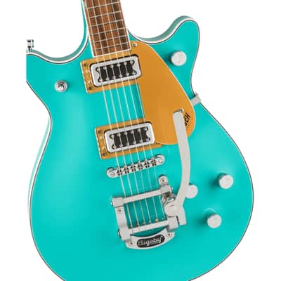 Gretsch G5232T Electromatic Double Jet FT Bigsby Caicos Green - Electric Guitar image 3