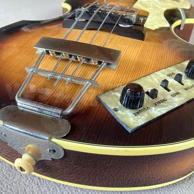 HOFNER 500/1 - 1973-4 w/HARD CASE - ORIGINAL VINTAGE VIOLIN BASS image 22