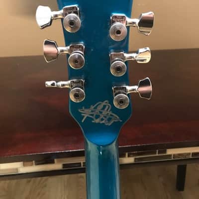Hallmark Custom 60 Mosrite Clone Candy Blue image 5