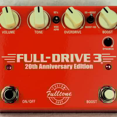 Fulltone Custom Shop FD-3 Full Drive 3 20th Anniversary Edition