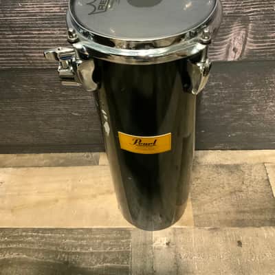 Pearl Rocket Tom 6x18 Aluminum Shell Drum - Black image 2