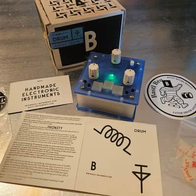 BASTL Instruments Trinity DRUM Polyphonic Drum Sample Player 2017 - Clear Blue RARE w/ Original BOX image 3