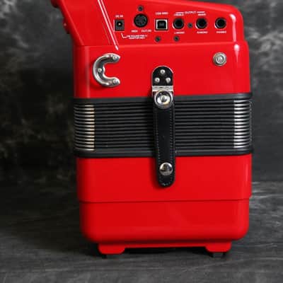 Roland FR-18 Diatonic Accordion Red image 3