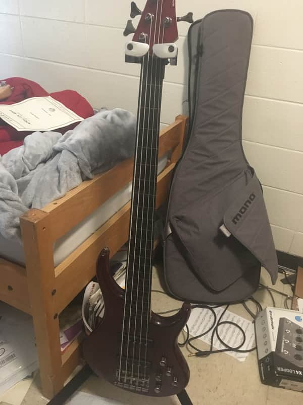 MTD Kingston Z5 Fretless Nordstrand Big Split Pickups 2010 Cherry Burst, wood cover pickups shipped image 1