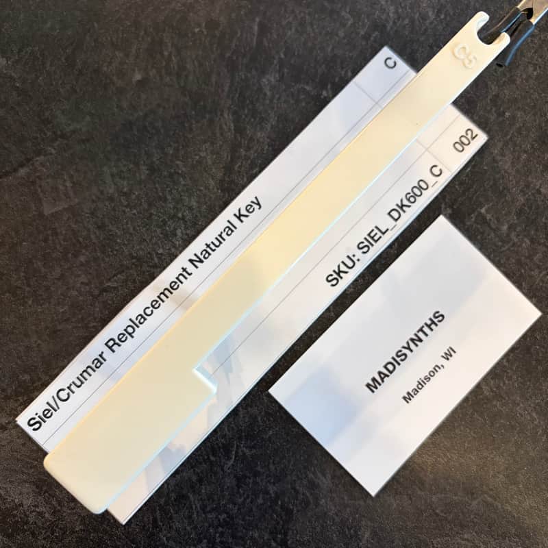 ORIGINAL Fatar Replacement C Key for Siel DK-600/Opera, DK-700, DK-80; Crumar Bit One, Bit 99 image 1