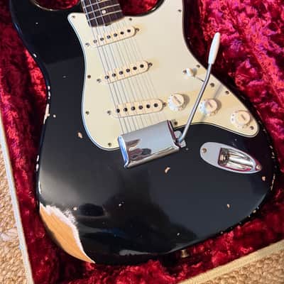 Fender Custom Shop Limited Edition '63 Stratocaster 2023 - Heavy Relic Black image 18