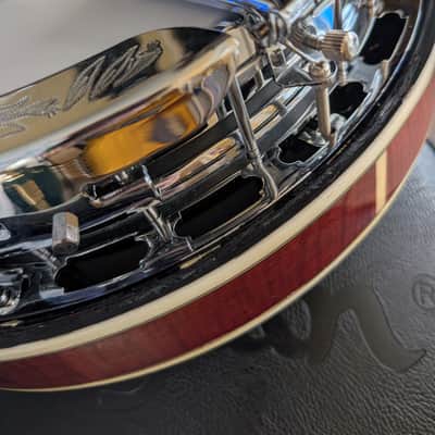 Washburn B16 Five String Banjo Sunburst with Case image 8