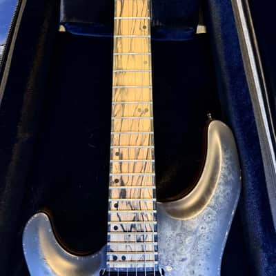 Mayones Regius Core V24 6 - Master Grade Buckeye Burl Carved Top, 5A Pale Moon Ebony, Left-Handed, Lefty, LH, Left, RARE image 12