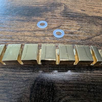 Ibanez Quickchange Tailpiece 1978-1980 New NOS - Gold image 2