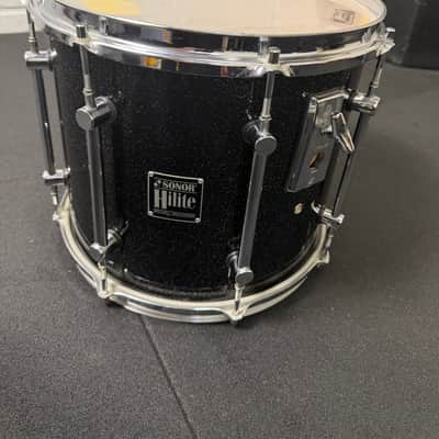 Sonor Hilite drum set Early 1990s - Black diamond, chrome hardware Bild 8