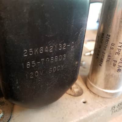 Motorola 6BQ5 12AX7 tube pre and power amp HS-709D HS-696C Console Stereo 1959 - Gold image 16