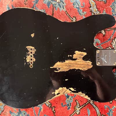 Fender Custom Shop '50 LTD Heavy Relic Double Esquire 2024 Black image 12