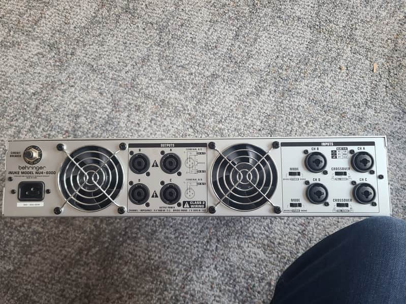 Behringer iNUKE NU4-6000 4-Channel Power Amplifier 2016 - Standard image 1