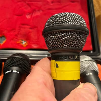 Shure/Nady/4 microphones Shure/realistic/ Nady Early 80s - Silver/black image 5