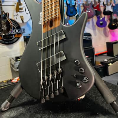 Ibanez Bass Workshop EHB1005MS Bass Guitar - Black Flat Auth Deal! 031, Free Plek! image 1