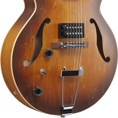 Ibanez AF55L-TF Artcore AF Hollowbody Guitar 6-String Lefty - Tobacco Flat image 14