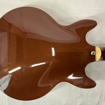 Hagstrom Alvar Limited Electric Guitar - Derby Brown Metallic image 6