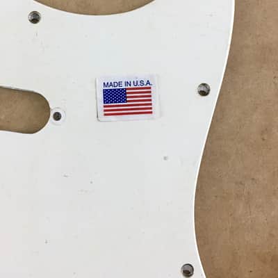 Vintage 1959 Pre-CBS Fender Musicmaster Pickguard Metal Shield Added Toggle Hole No Cracks image 3
