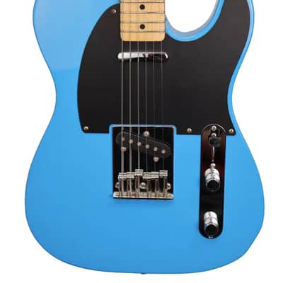 Fender "Squier Series" Standard Telecaster with Maple Fretboard, MIJ, 1993-1994 - Pacific Blue image 3