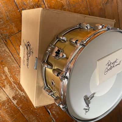 Gretsch G4169BBR USA Custom Bell Brass 6.5x14" 20-Lug Snare Drum 2018 - Present - Brass image 5