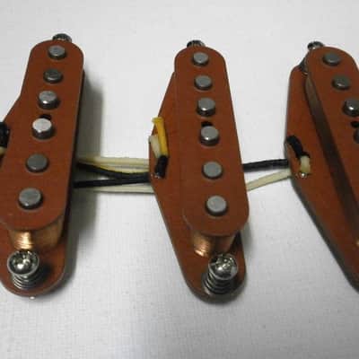 Stratocaster MIXED Magnets Alnico 2/5 Coil Tapped Mid Custom Guitar Pickups Set by Q pickups Strat image 5