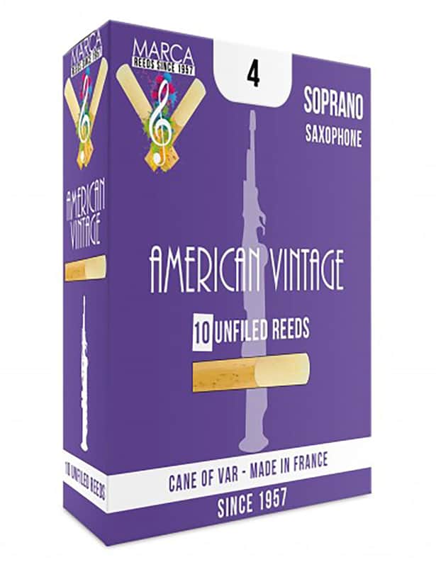 1 box of soprano saxophone Marca American Vintage reeds 4 image 1