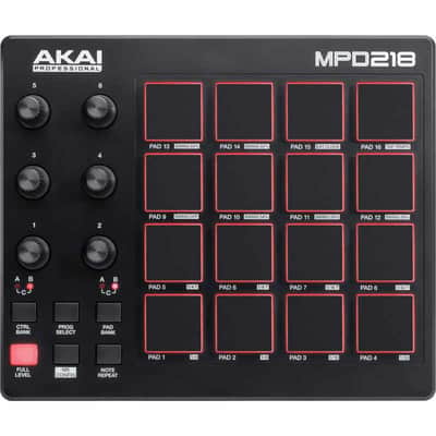 Akai Professional MPD218 Contrôleur USB Midi 16 pads, 6 potentiomètres image 3