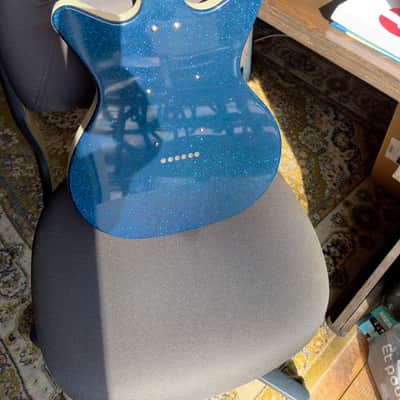 Danelectro 59 12String Mid-90s - Sparkle Blue image 5