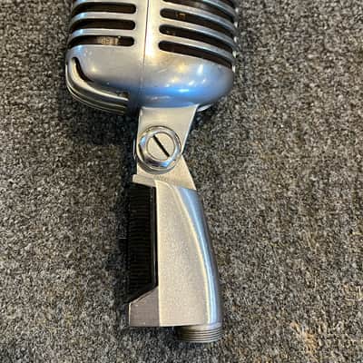 Shure 55SW Switch Unidyne Microphone Vintage 1960 Aluminum Pat Pending image 4