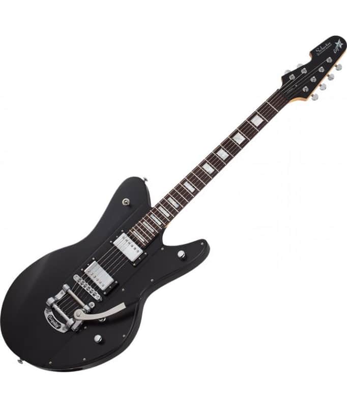 Schecter Robert Smith UltraCure Electric Guitar Black Pearl image 1