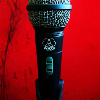 Vintage 1990's AKG D2002 dynamic hyper cardioid microphone Low Z w accessories image 9