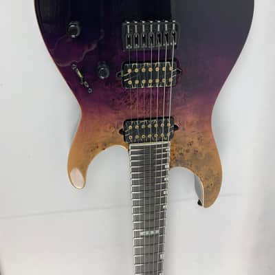 ESP E-II M-II 7 NT Purple Natural Fade 7-String Electric Guitar + Hard Case B-Stock Made in Japan image 11