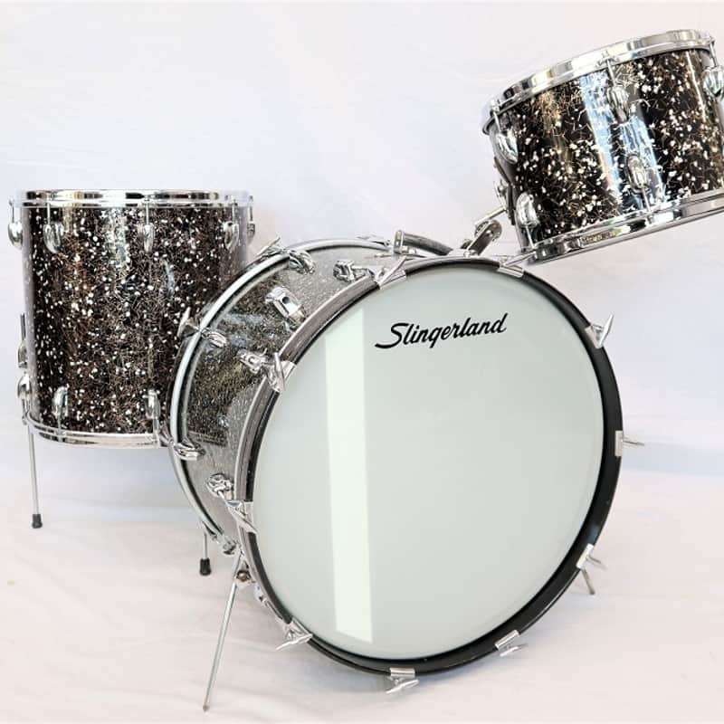 1960s Slingerland 22BD13TT16FT CapriPearl Capri Pearl original…