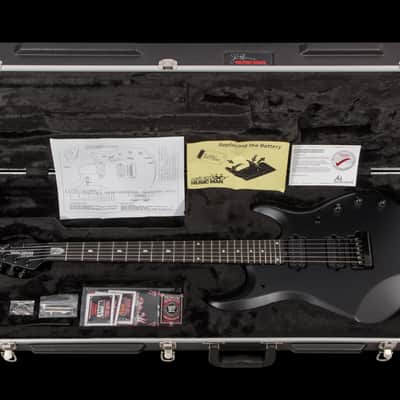 Music Man USA John Petrucci JP6 Piezo SBK - Stealth Black - JP Inlays image 3