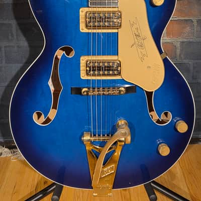 Gretsch G6120BS Chet Atkins Hollow Body Blue Burst w/ OHSC & CoA image 5