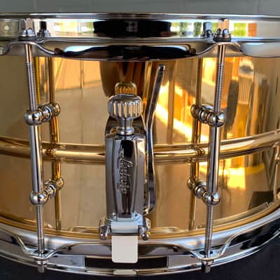 Ludwig LB552T-B Polished Bronze-Phonic 6.5x14 Snare Drum w/ Tube Lugs image 4