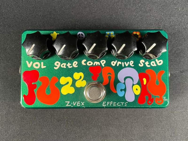 Zvex Fuzz Factory - Green Hand Painted (2008) | Reverb
