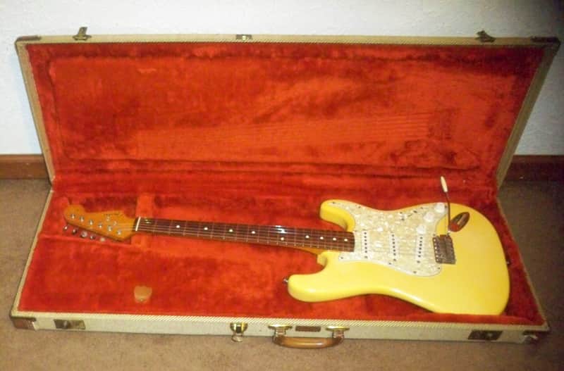 1987 AVRI Fender Stratocaster American Vintage 1962 Reissue AVRI White Sim Neck 8 Lbs image 1