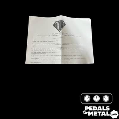 Reeves Electro Facet tonebender mk1.5 2025 Ltd Edition Version with Acid Etched Graphic and Red Metallic interior - X14864 image 5