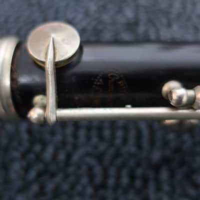 Vintage 1930s Buffet Crampon & Cie Clarinet Buffet LP Low E Made In Paris France Straight Clarinet Straight Wood Original Case image 5