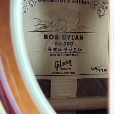 Gibson Bob Dylan Collectors Edition SJ-200 2014 - Sunburst image 6