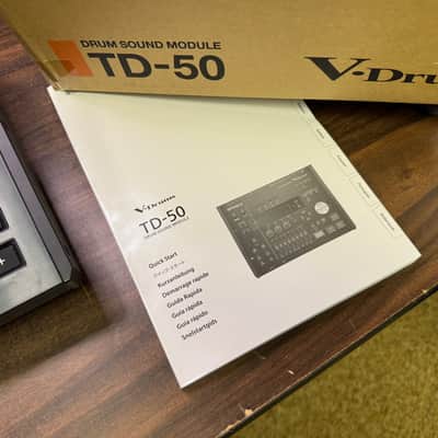 Roland V-Drums TD-50X Sound Module w/Mount, Clamp, Manual, Power Cable - Z6I7762 image 4