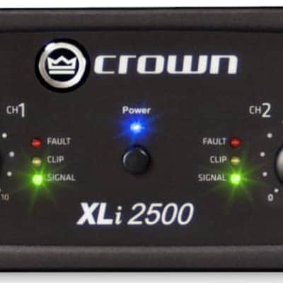 Crown XLi 2500 Power Amplifier, 1500W image 1