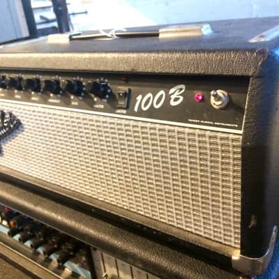 Vintage 80's Fender 100B Bass Amp Head image 1