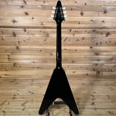 Epiphone Jimi Hendrix "Love Drops" Flying V Electric Guitar - Ebony image 5