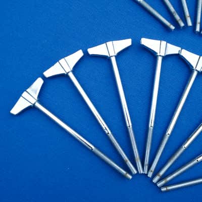 Pearl T-075 Masters T-rods Tension Rods Bass Drum Lot of 16 90s image 7