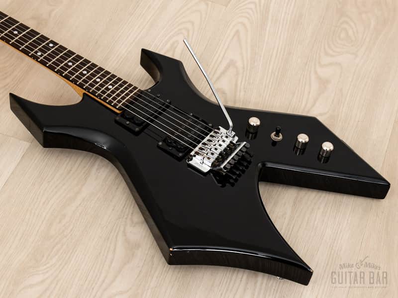 1988 BC Rich Warlock NJ Series Black w/ Floyd Rose, Nagoya Japan