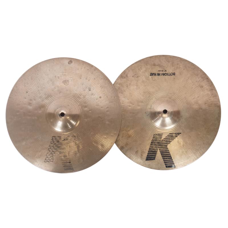 ZILDJIAN K "IAK" 14" HIHATS BRILLIANT FINISH image 1