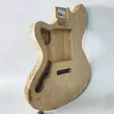 Unfinished Left Hand Jazzmaster Style Guitar Body image 4