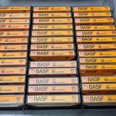78X Used BASF LH SM 60/90/120 Cassette tapes 1980's image 2